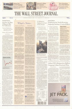 The Wall Street Journal: Tuesday 10 October 2006