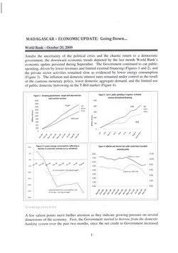 Madagascar - Economic Update: Going Down...